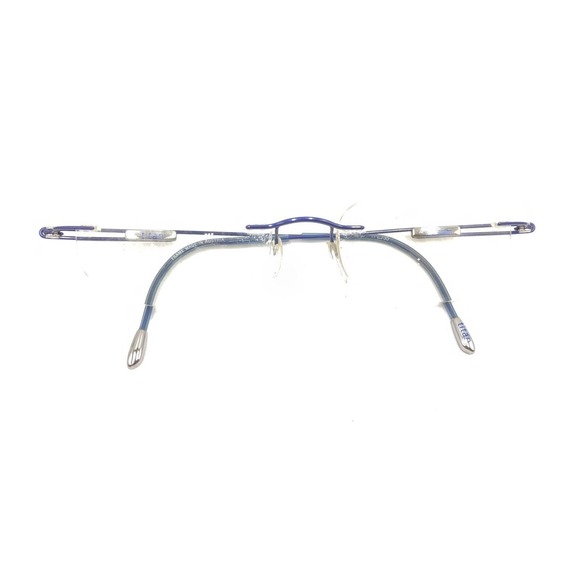 Silhouette 7534 40 6080 Titanium Purple Blue Rimless Eyeglasses Frames 17 140 - Picture 12 of 12